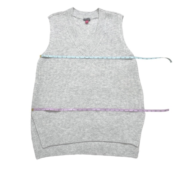 Vince Camuto Women's Sweater Vest Gray Medium - Picture 4 of 12